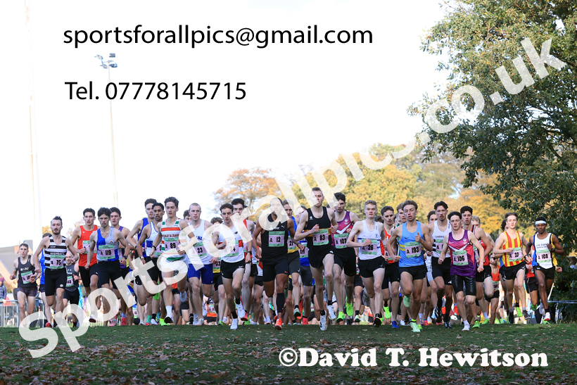 Senior Mens 2025 National Cross Country Relays, Berry Hill Park, Mansfield. Photo: David T. Hewitson/Sports for All Pics